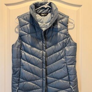 The North Face Women's Blue Puffer Vest